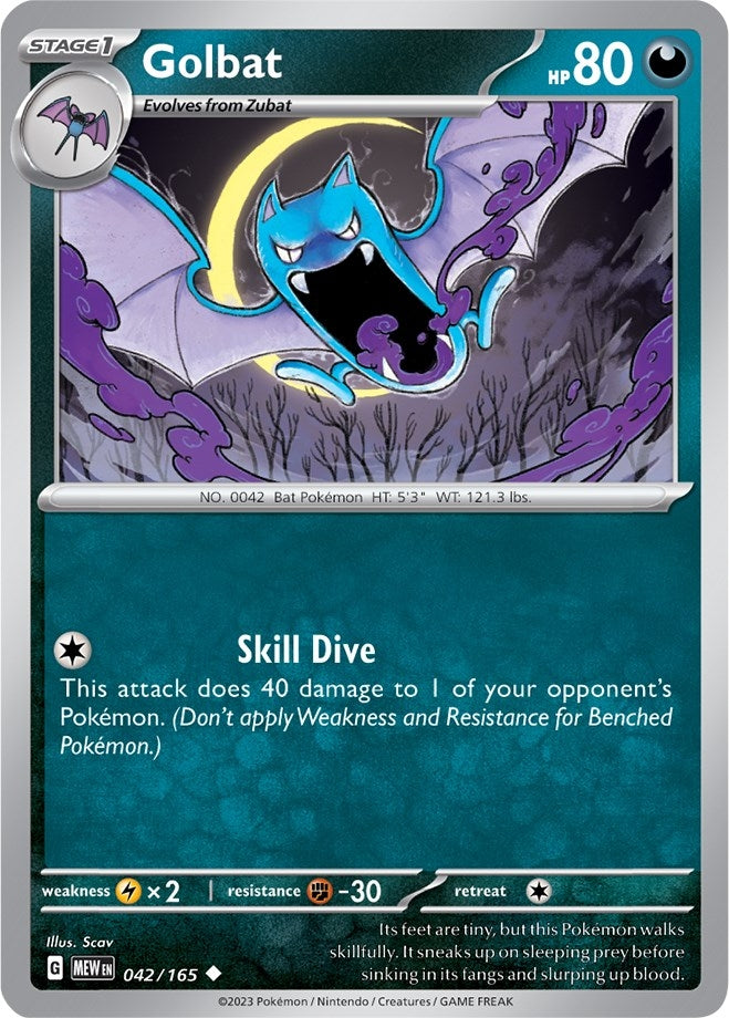 Image for Golbat (042/165) [SV: Scarlet & Violet 151] - Pokemon