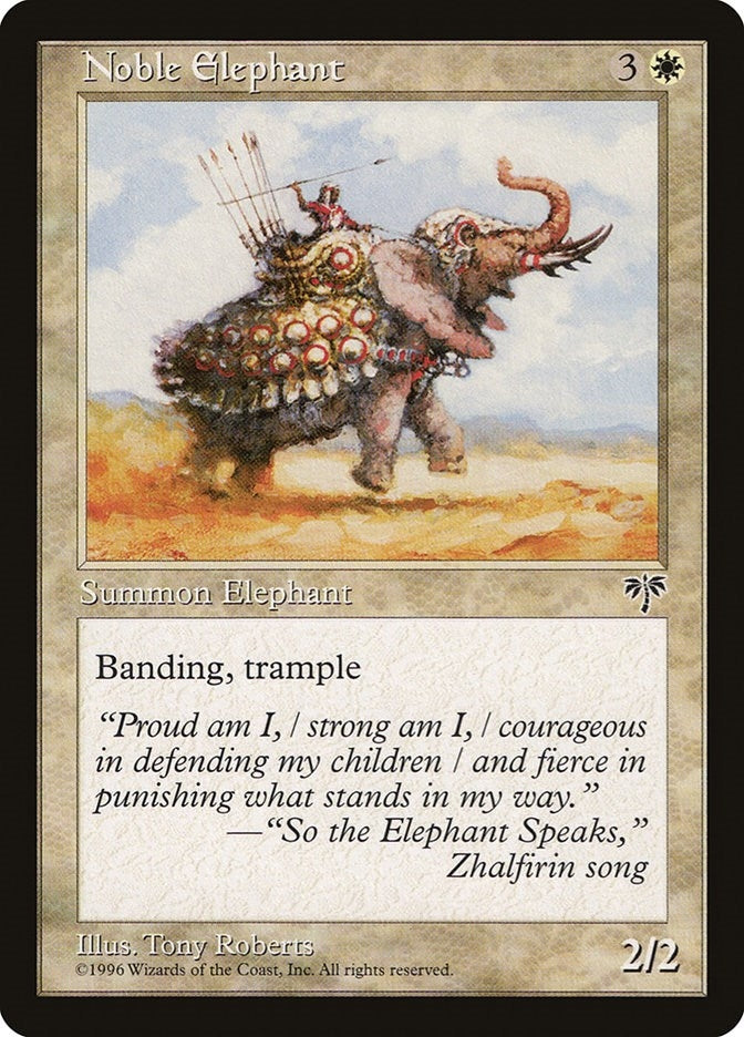 Image for Noble Elephant [Mirage] - Magic: The Gathering