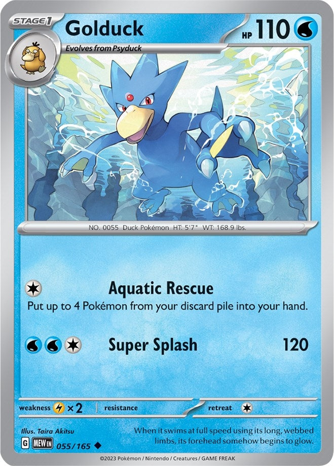 Image for Golduck (055/165) [SV: Scarlet & Violet 151] - Pokemon