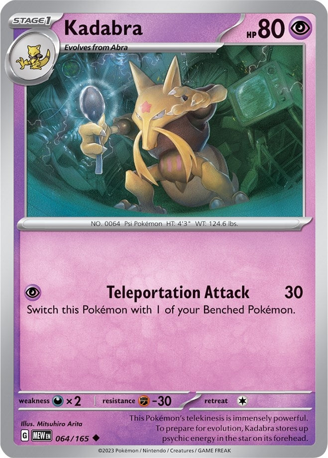 Image for Kadabra (064/165) [SV: Scarlet & Violet 151] - Pokemon