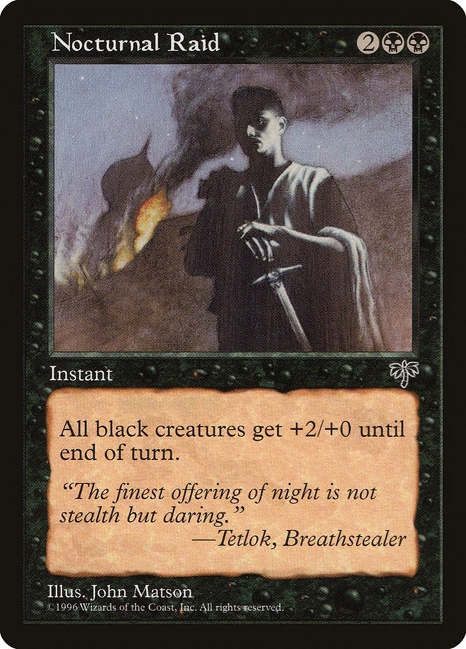 Image for Nocturnal Raid [Mirage] - Magic: The Gathering