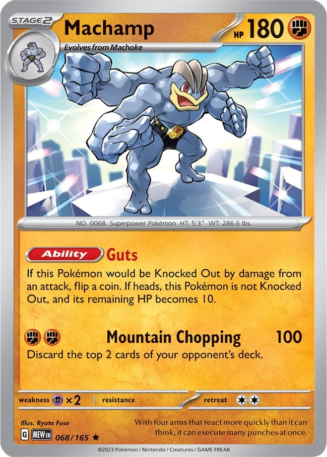 Image for Machamp (068/165) [SV: Scarlet & Violet 151] - Pokemon