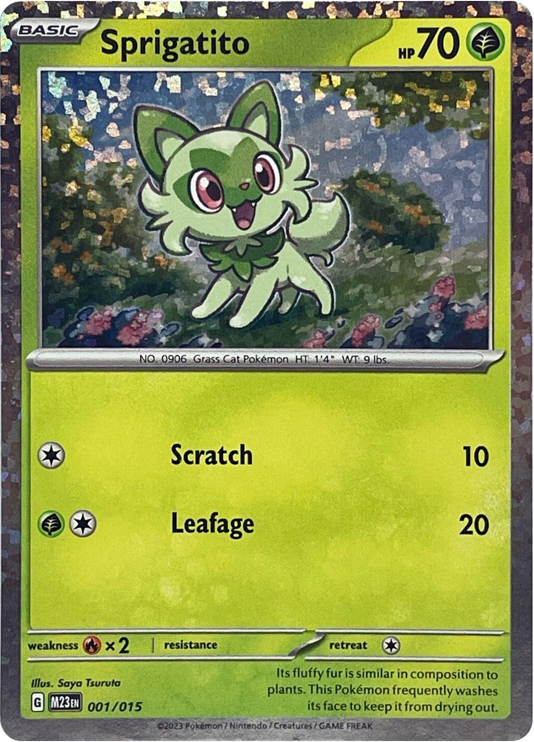 Image for Sprigatito (001/015) [McDonald's Promos 2023] - Pokemon