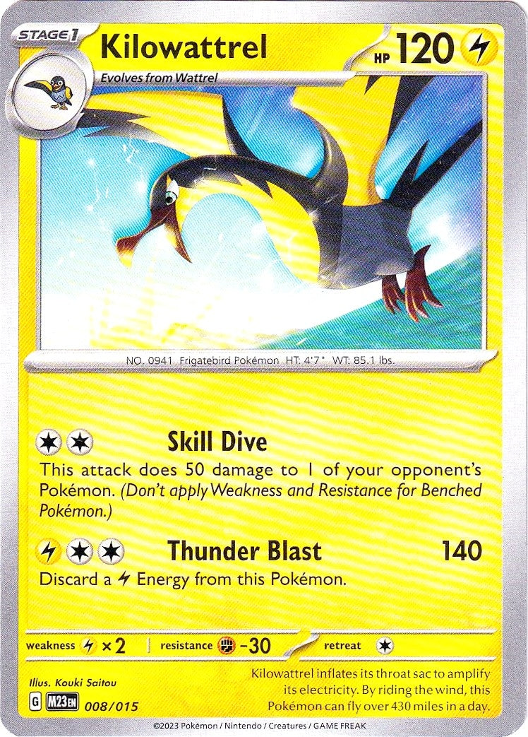 Image for Kilowattrel (008/015) [McDonald's Promos 2023] - Pokemon