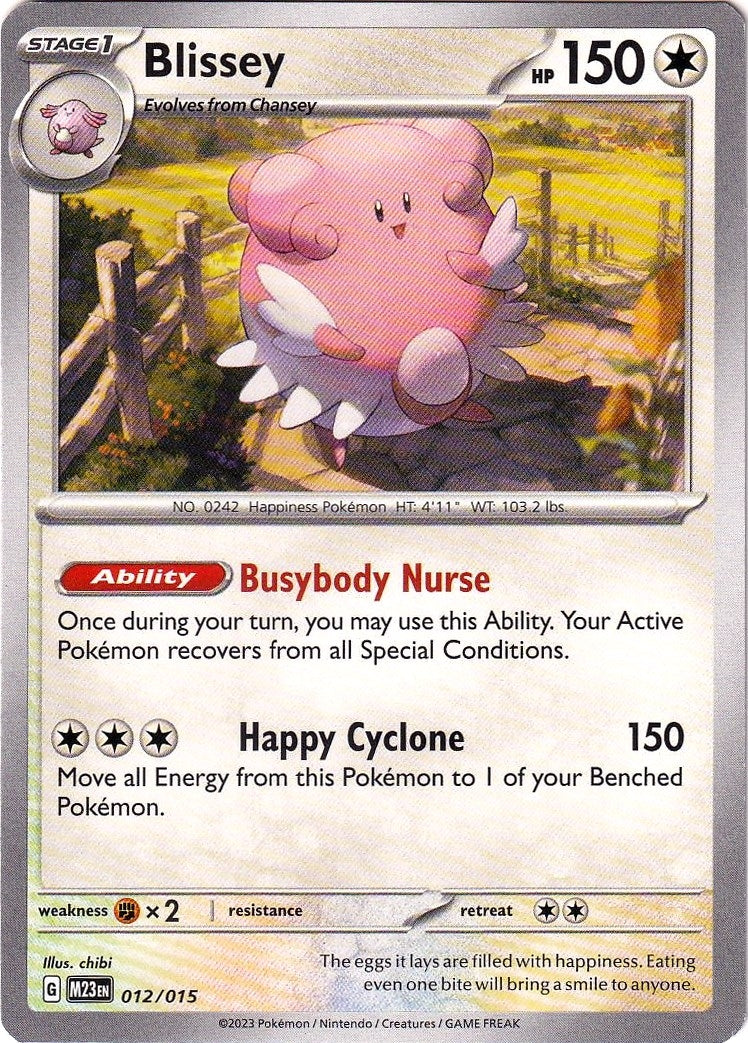 Image for Blissey (012/015) [McDonald's Promos 2023] - Pokemon