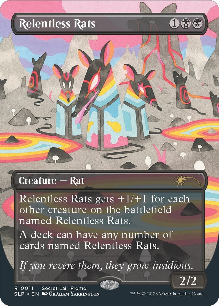 Image for Relentless Rats (0011) (11) [Secret Lair Showdown] - Magic: The Gathering