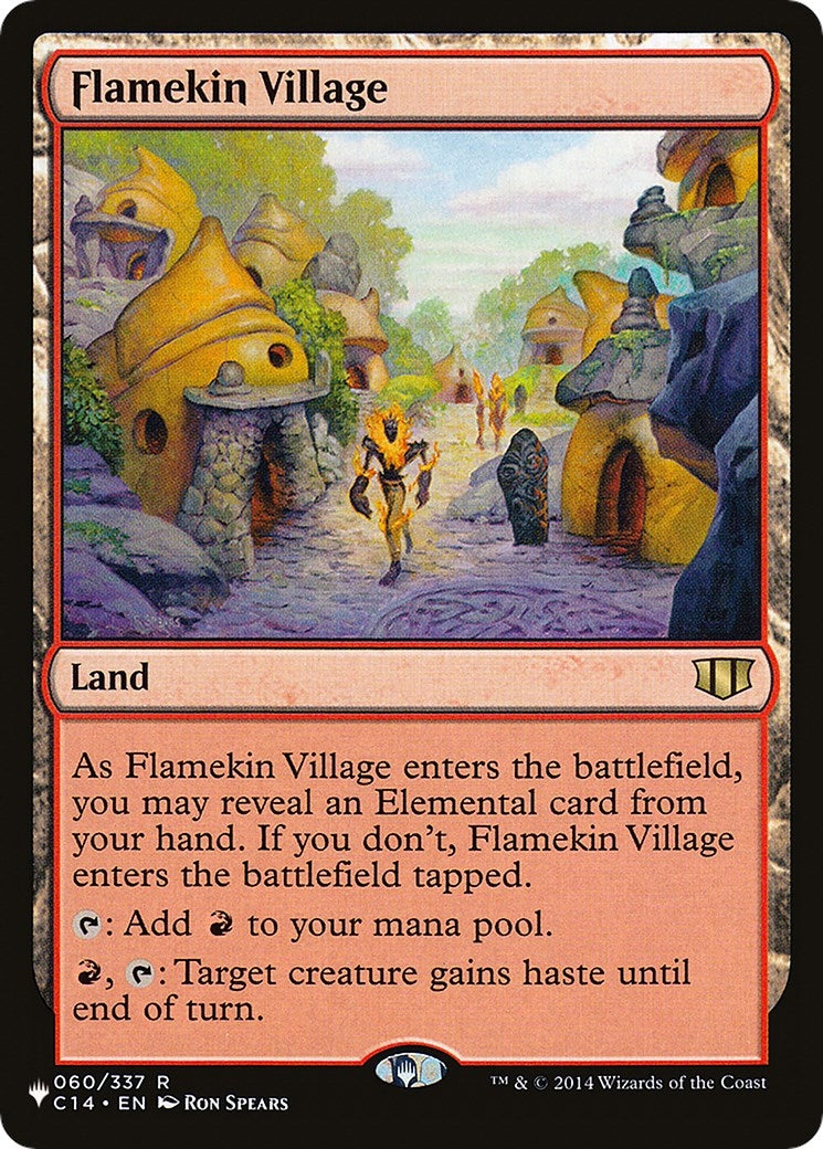 Image for Flamekin Village (C14) (060/337) [The List Reprints] - Magic: The Gathering