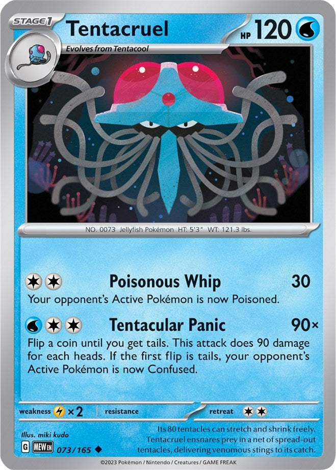 Image for Tentacruel (073/165) [SV: Scarlet & Violet 151] - Pokemon
