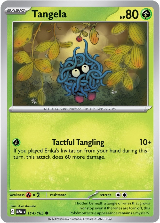 Image for Tangela (114/165) [SV: Scarlet & Violet 151] - Pokemon