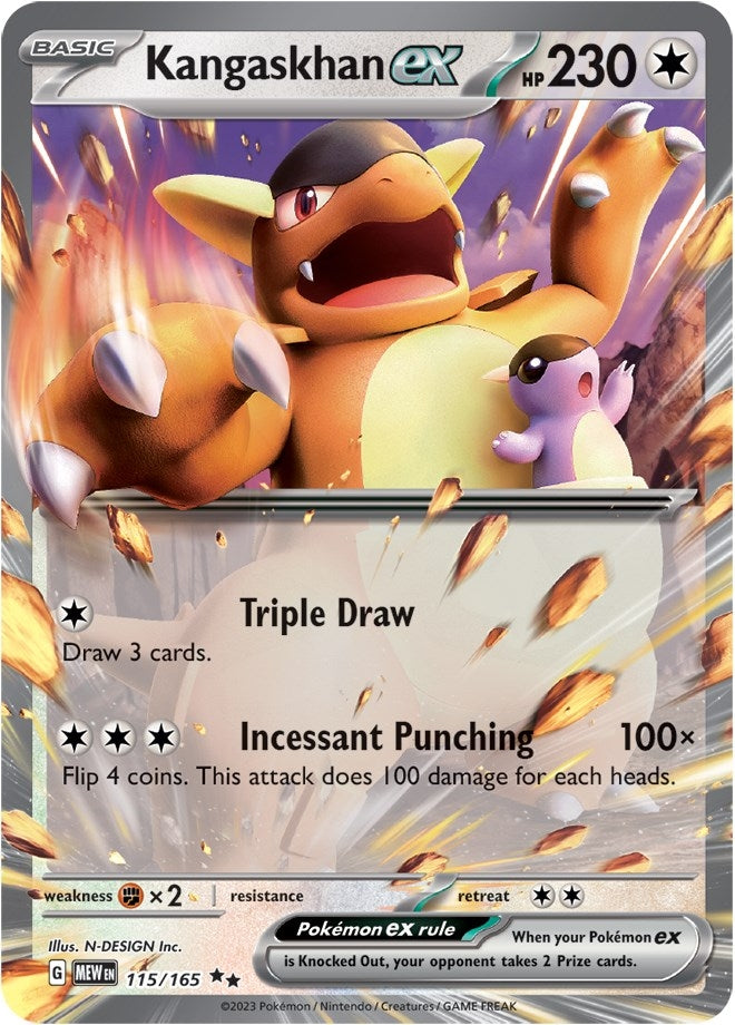 Image for Kangaskhan ex (115/165) [SV: Scarlet & Violet 151] - Pokemon
