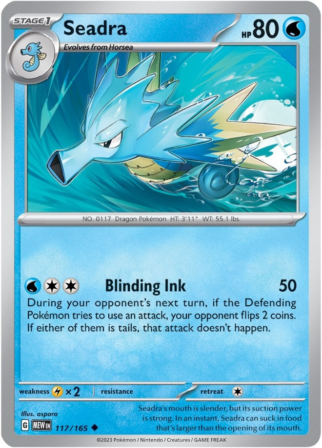 Image for Seadra (117/165) [SV: Scarlet & Violet 151] - Pokemon