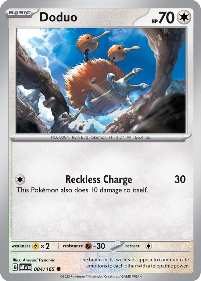 Image for Doduo (084/165) [SV: Scarlet & Violet 151] - Pokemon