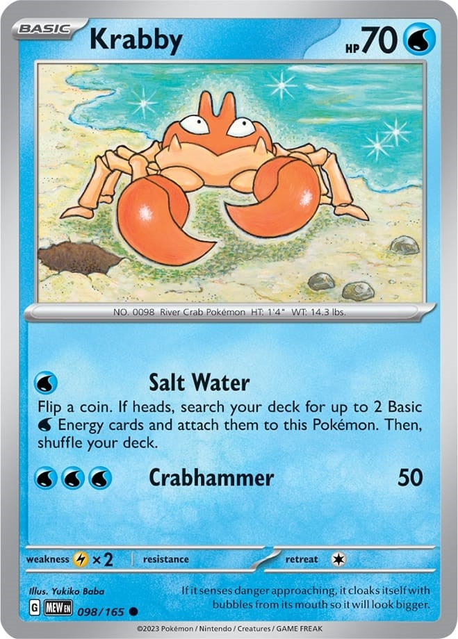 Krabby (098/165) [SV: Scarlet & Violet 151]