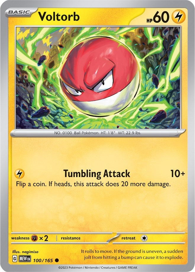 Image for Voltorb (100/165) [SV: Scarlet & Violet 151] - Pokemon