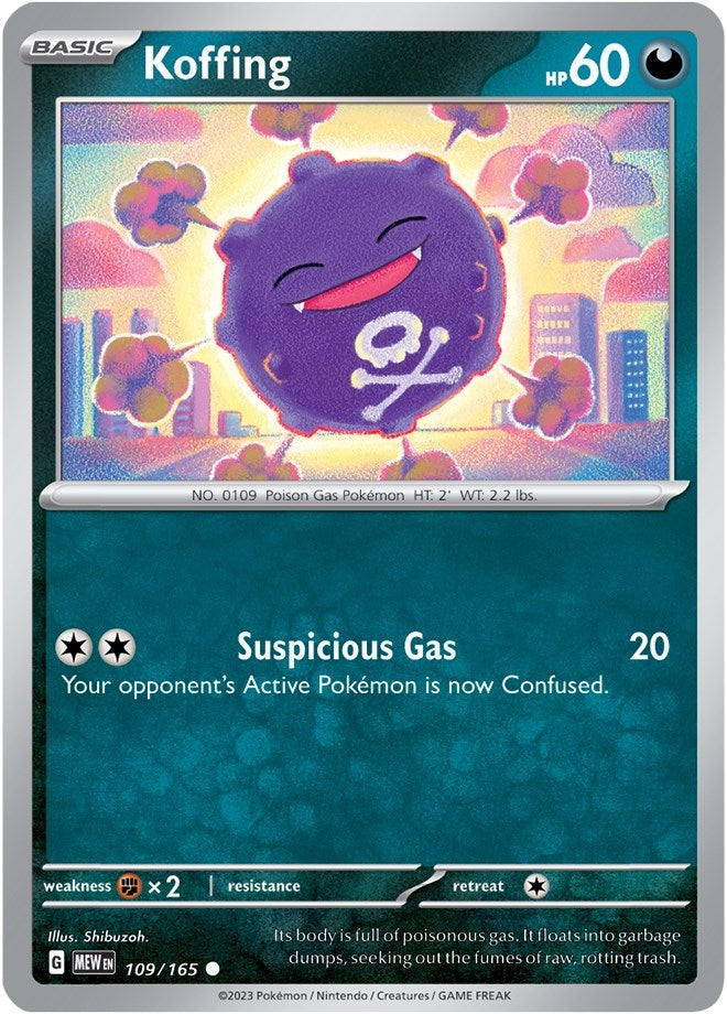 Image for Koffing (109/165) [SV: Scarlet & Violet 151] - Pokemon