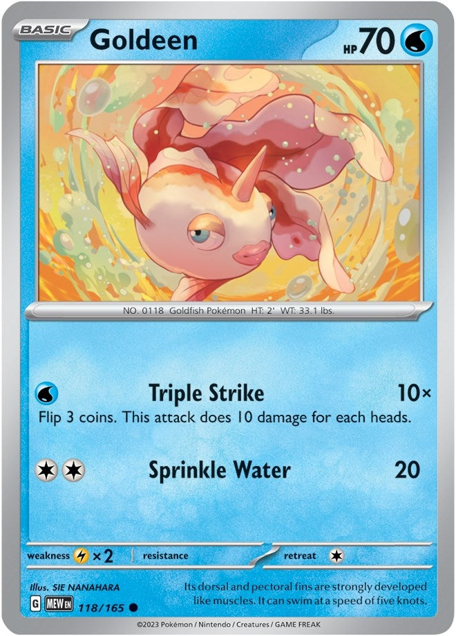 Image for Goldeen (118/165) [SV: Scarlet & Violet 151] - Pokemon