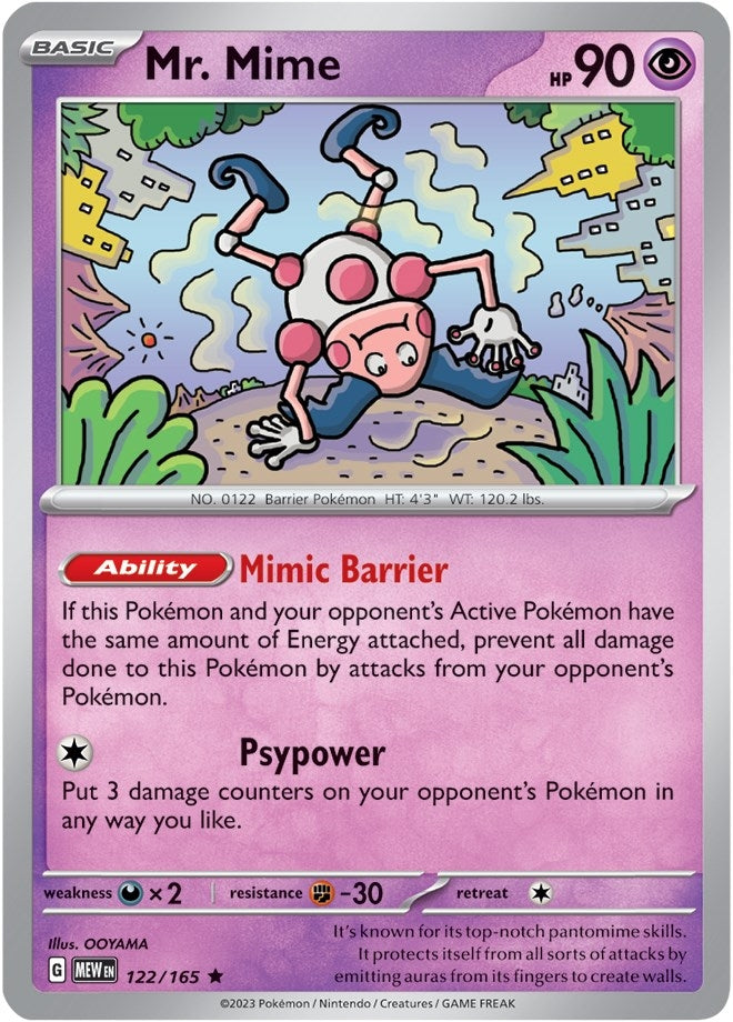 Image for Mr. Mime (122/165) [SV: Scarlet & Violet 151] - Pokemon
