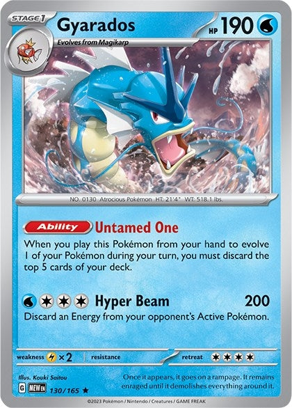 Image for Gyarados (130/165) [SV: Scarlet & Violet 151] - Pokemon