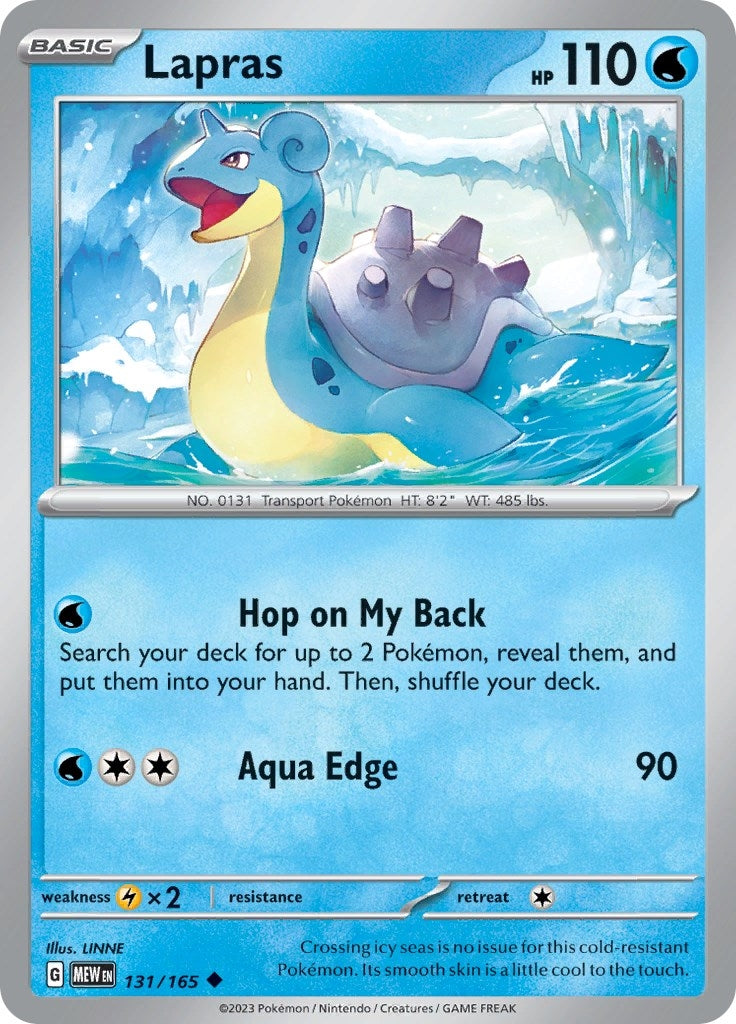 Image for Lapras (131/165) [SV: Scarlet & Violet 151] - Pokemon