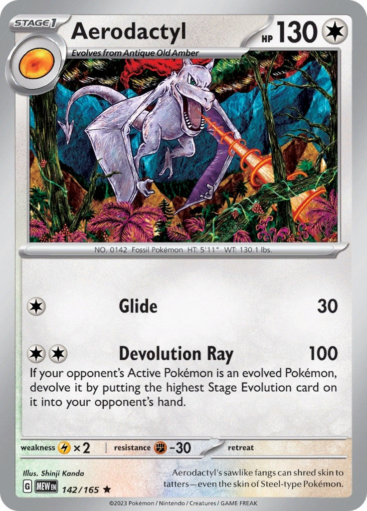 Image for Aerodactyl (142/165) [SV: Scarlet & Violet 151] - Pokemon