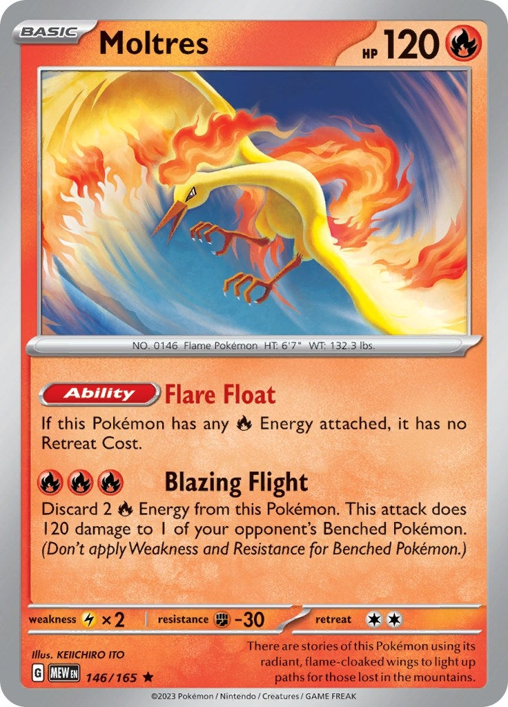 Image for Moltres (146/165) [SV: Scarlet & Violet 151] - Pokemon