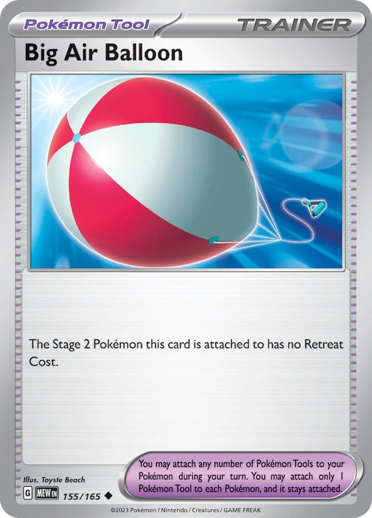 Image for Big Air Balloon (155/165) [SV: Scarlet & Violet 151] - Pokemon