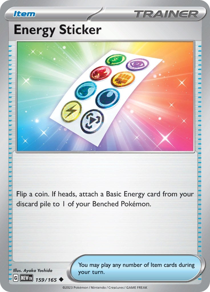 Image for Energy Sticker (159/165) [SV: Scarlet & Violet 151] - Pokemon