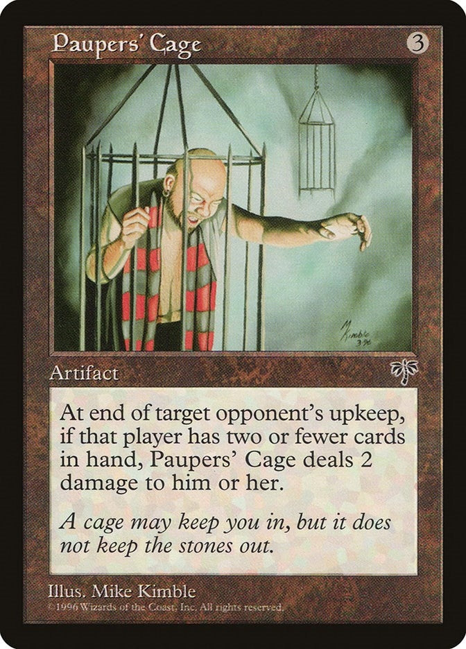 Image for Paupers' Cage [Mirage] - Magic: The Gathering