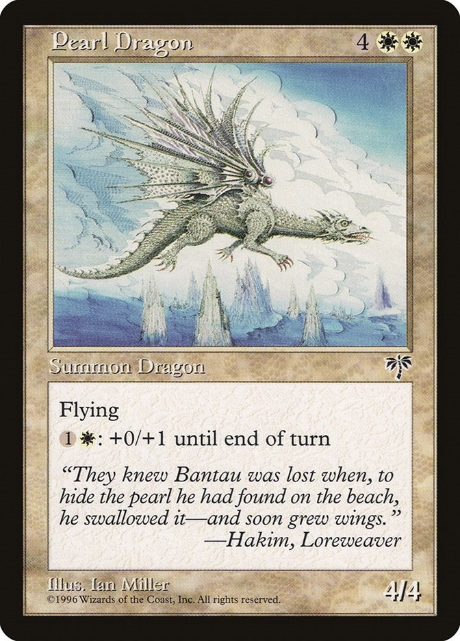 Image for Pearl Dragon [Mirage] - Magic: The Gathering