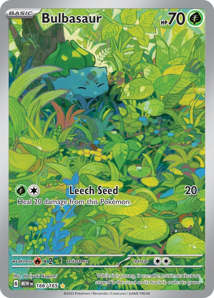 Image for Bulbasaur (166/165) [SV: Scarlet & Violet 151] - Pokemon