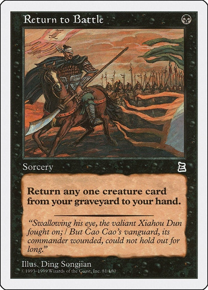 Image for Return to Battle (81) [Portal Three Kingdoms] - Magic: The Gathering