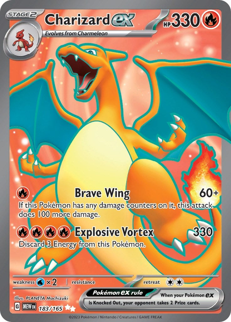 Image for Charizard ex (183/165) [SV: Scarlet & Violet 151] - Pokemon