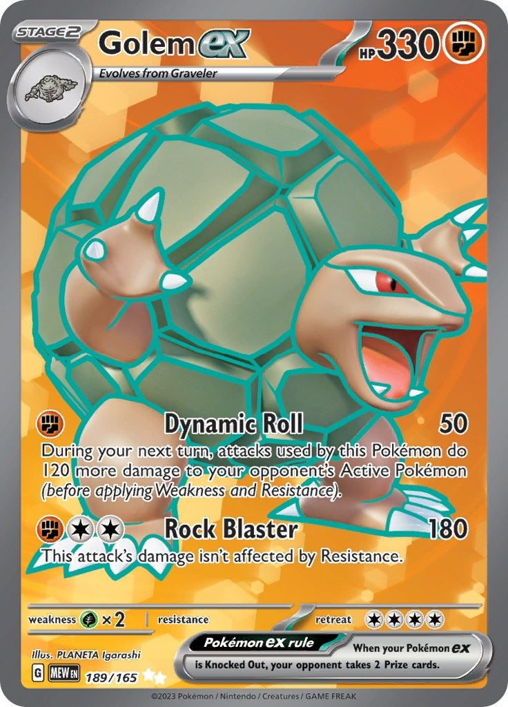 Image for Golem ex (189/165) [SV: Scarlet & Violet 151] - Pokemon
