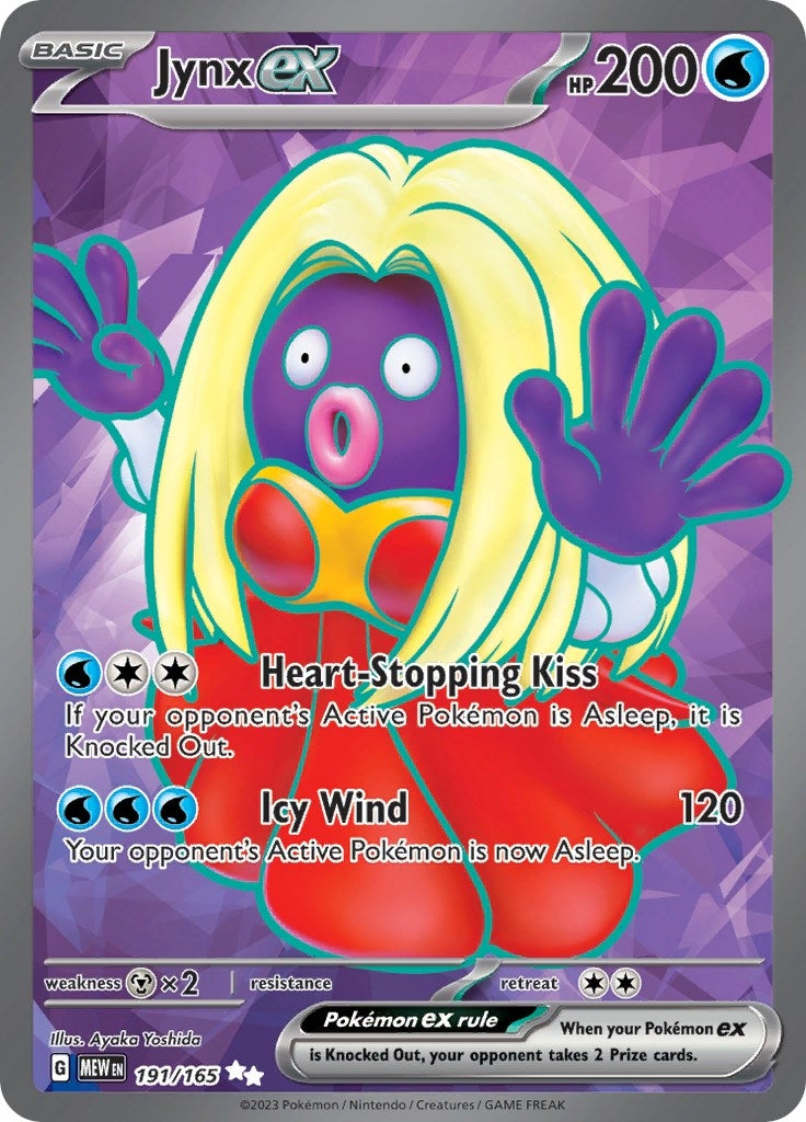 Image for Jynx ex (191/165) [SV: Scarlet & Violet 151] - Pokemon