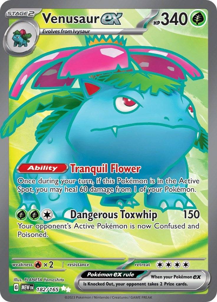Image for Venusaur ex (182/165) [SV: Scarlet & Violet 151] - Pokemon
