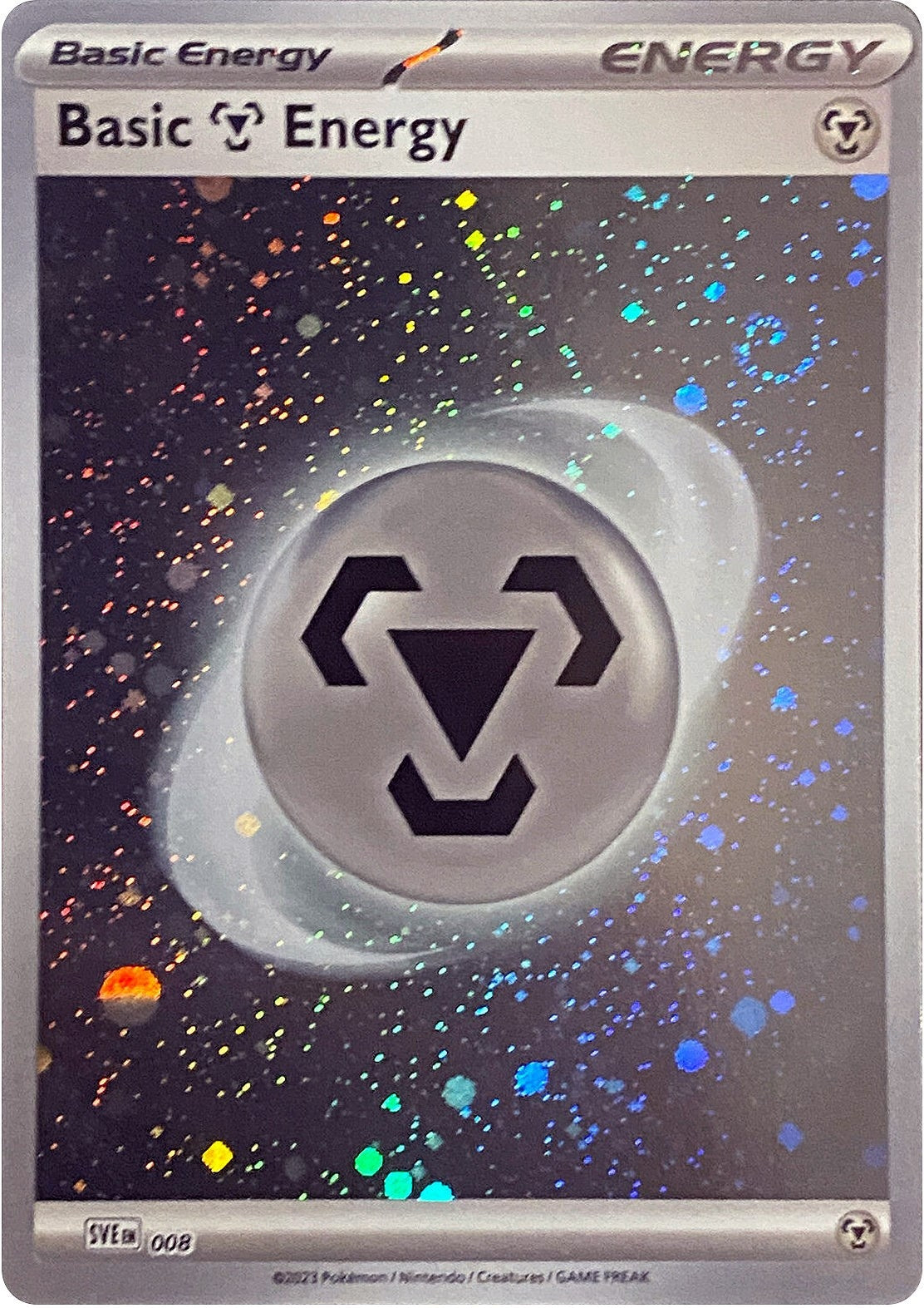 Image for Basic Metal Energy (Cosmos Holo) (008) [SVE: Scarlet & Violet Energies] - Pokemon
