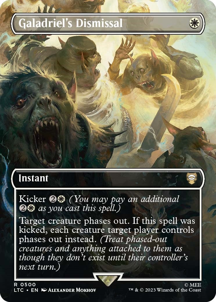 Image for Galadriel's Dismissal (Borderless) (500) [The Lord of the Rings: Tales of Middle-earth] - Magic: The Gathering