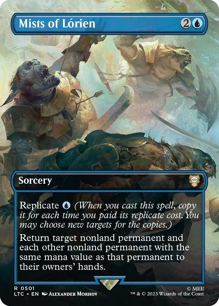 Image for Mists of Lorien (Borderless) (501) [The Lord of the Rings: Tales of Middle-earth] - Magic: The Gathering