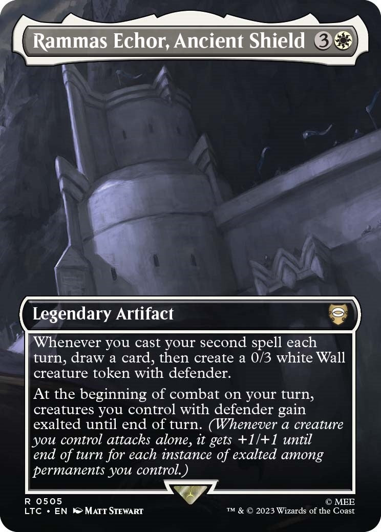 Image for Rammas Echor, Ancient Shield (Borderless) (505) [The Lord of the Rings: Tales of Middle-earth] - Magic: The Gathering