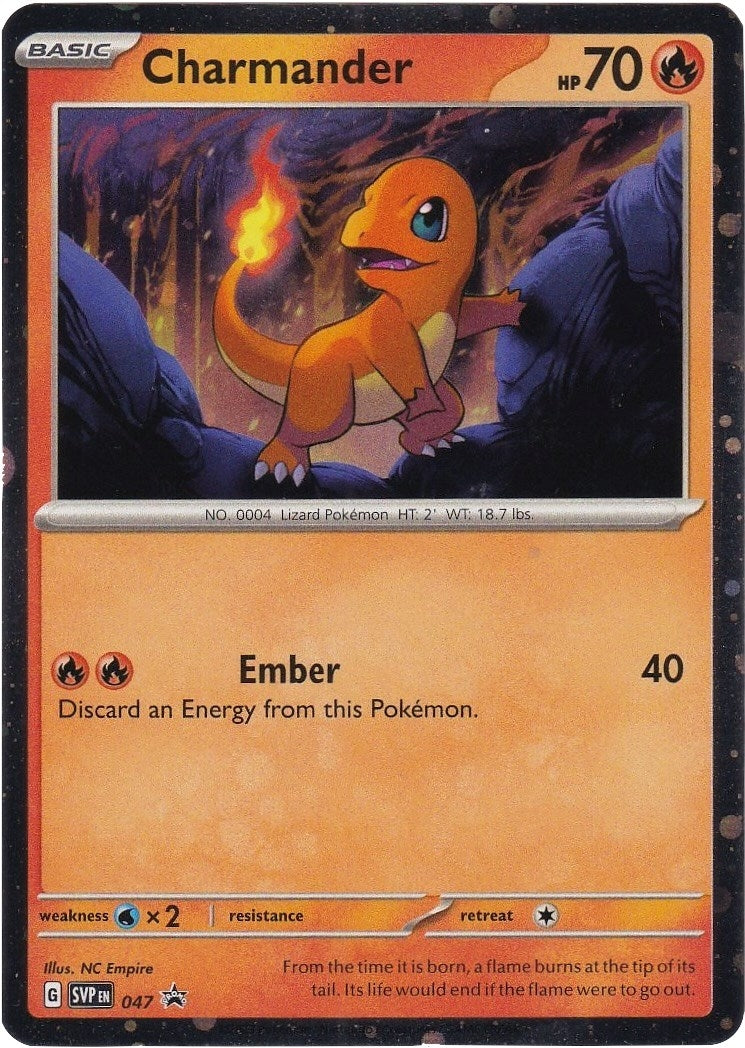 Image for Charmander - 047 (Cosmos Holo) (047) [SV: Scarlet & Violet Promo Cards] - Pokemon