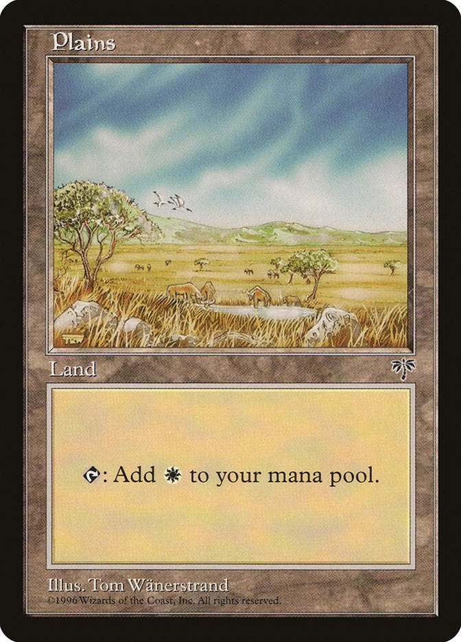 Image for Plains (Watering Hole) [Mirage] - Magic: The Gathering