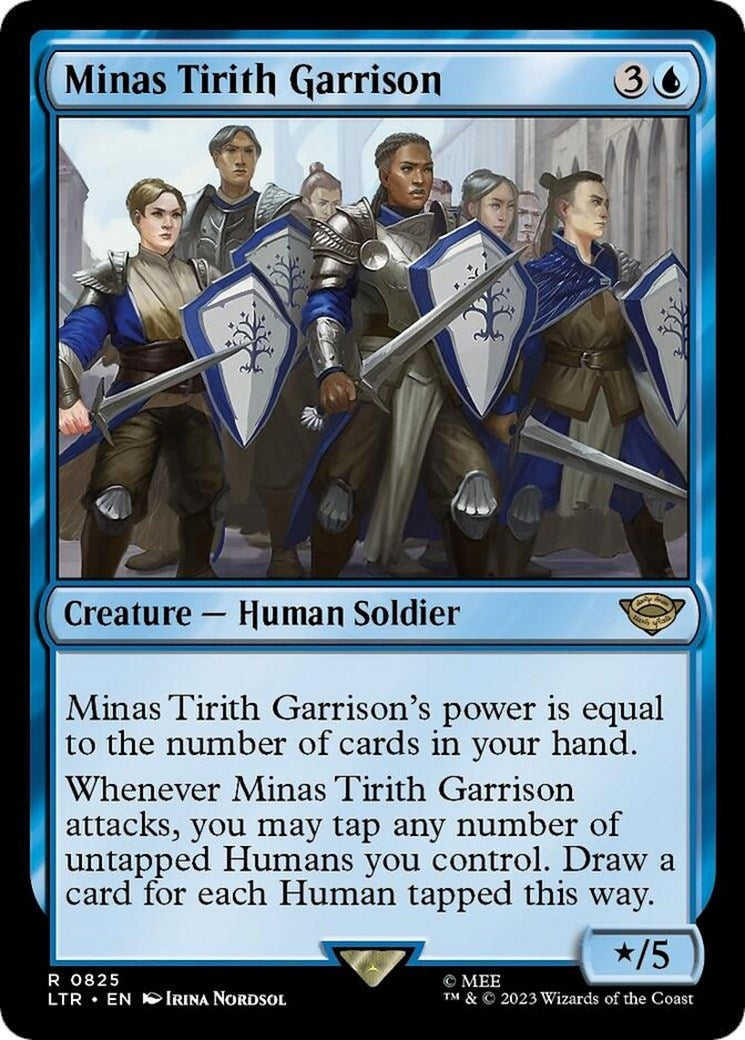 Image for Minas Tirith Garrison (825) [Universes Beyond: The Lord of the Rings: Tales of Middle-earth] - Magic: The Gathering
