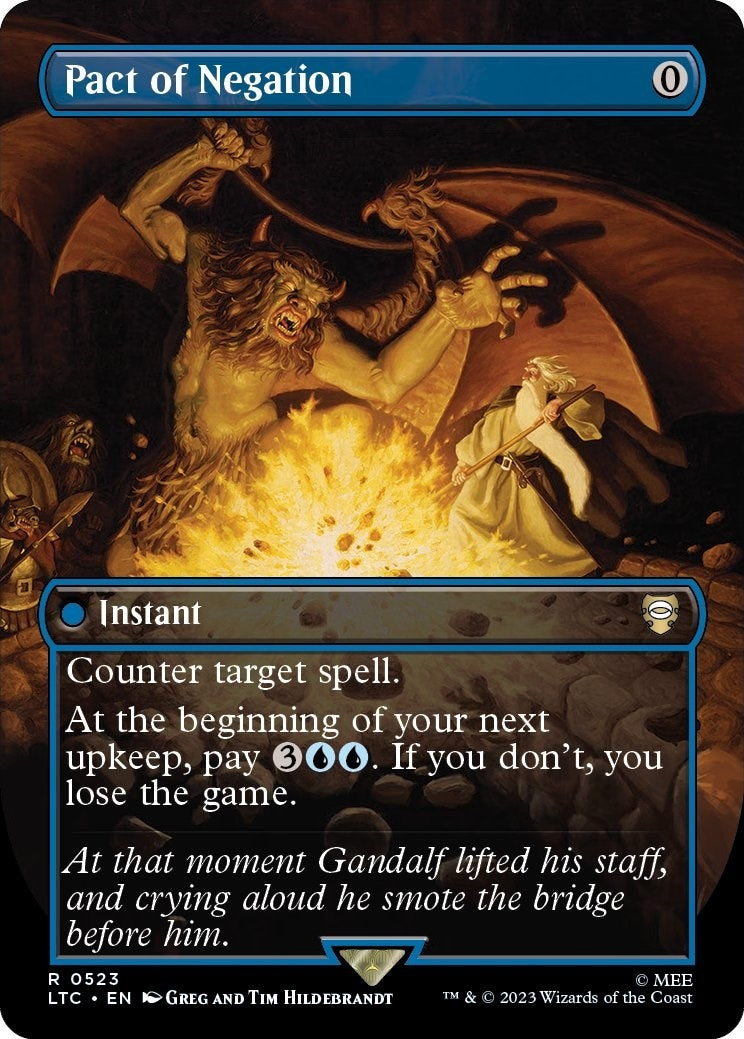 Image for Pact of Negation (Borderless) (523) [The Lord of the Rings: Tales of Middle-earth] - Magic: The Gathering