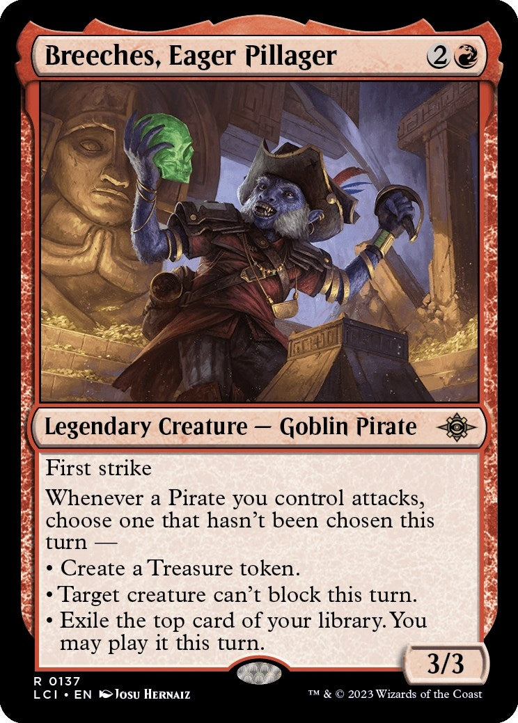 Image for Breeches, Eager Pillager (137) [The Lost Caverns of Ixalan] - Magic: The Gathering