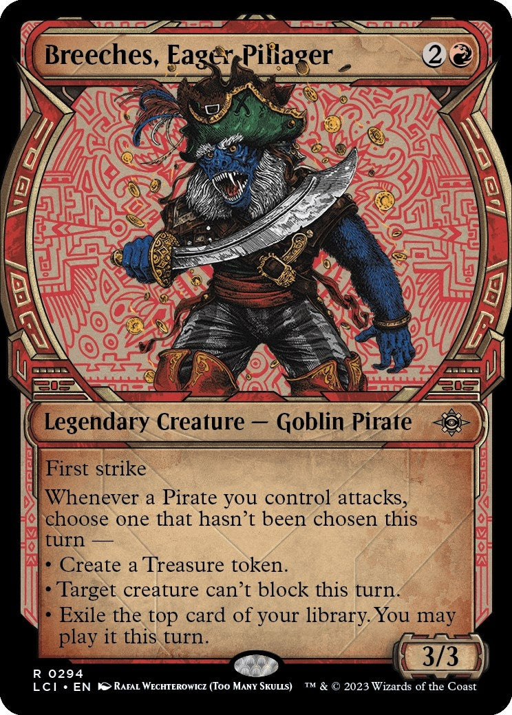 Image for Breeches, Eager Pillager (Showcase) (294) [The Lost Caverns of Ixalan] - Magic: The Gathering