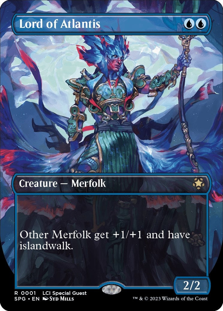 Image for Lord of Atlantis (Borderless) (1) [Special Guests] - Magic: The Gathering