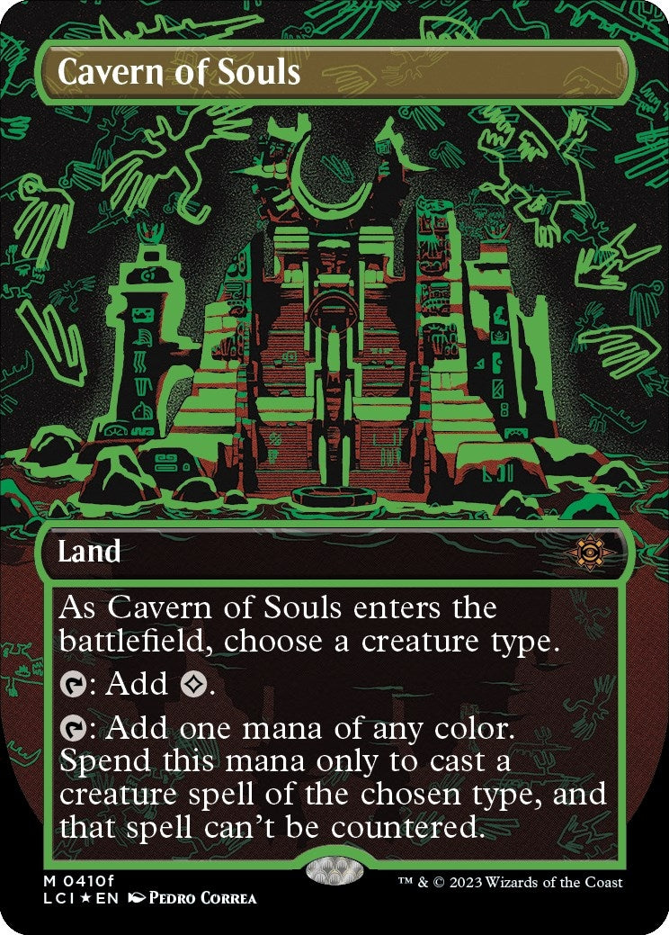 Image for Cavern of Souls (0410f) (Borderless) (410f) [The Lost Caverns of Ixalan] - Magic: The Gathering