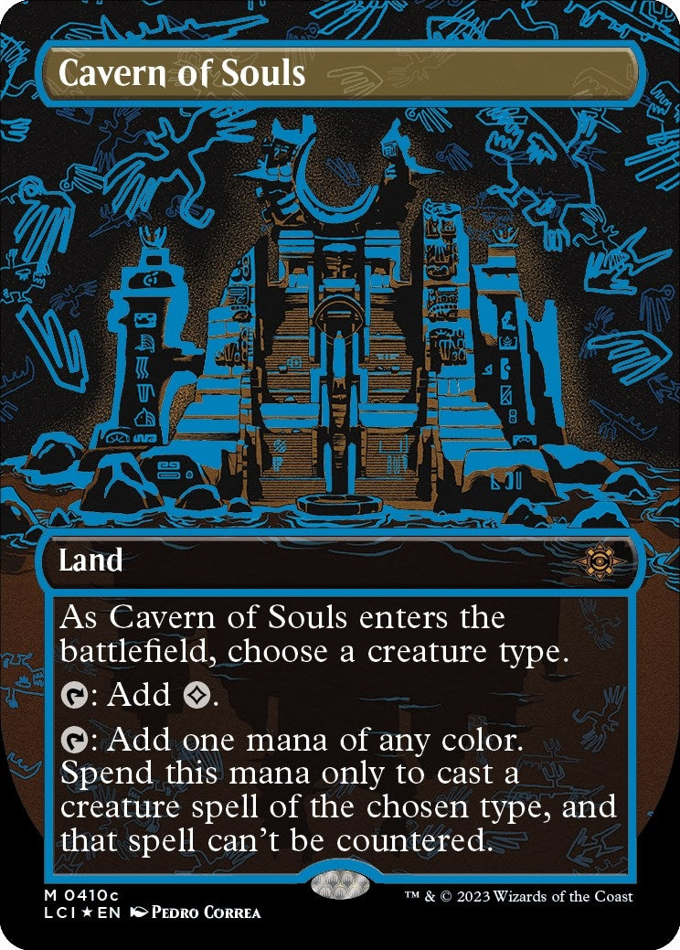 Image for Cavern of Souls (0410c) (Borderless) (410c) [The Lost Caverns of Ixalan] - Magic: The Gathering