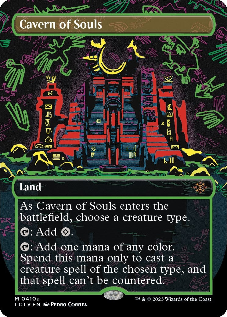 Image for Cavern of Souls (0410a) (Borderless) (410a) [The Lost Caverns of Ixalan] - Magic: The Gathering