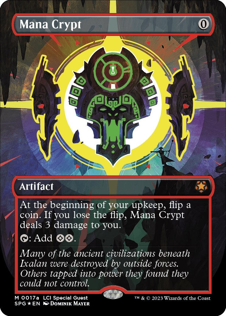 Image for Mana Crypt (0017a) (Borderless) (17a) [Special Guests] - Magic: The Gathering